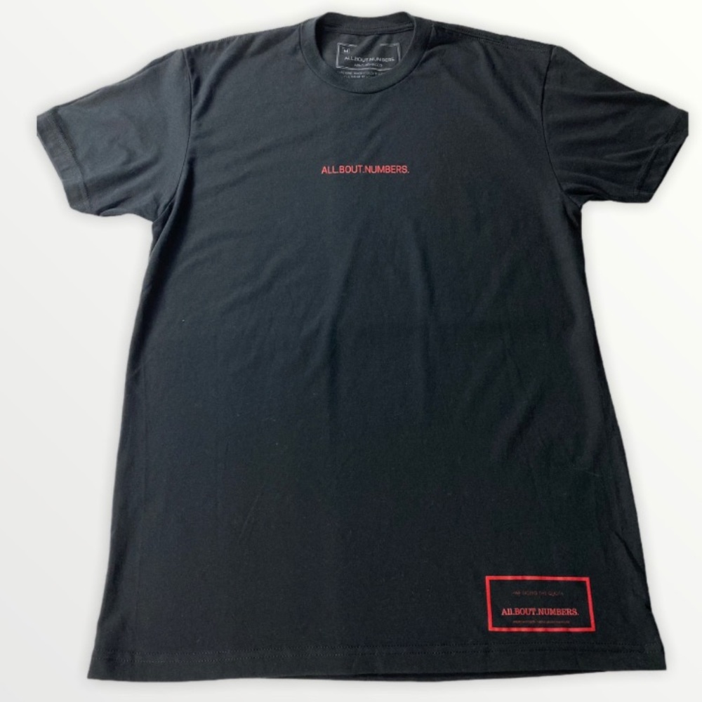AllBoutNumbers GREEN/RED LIGHT TEE